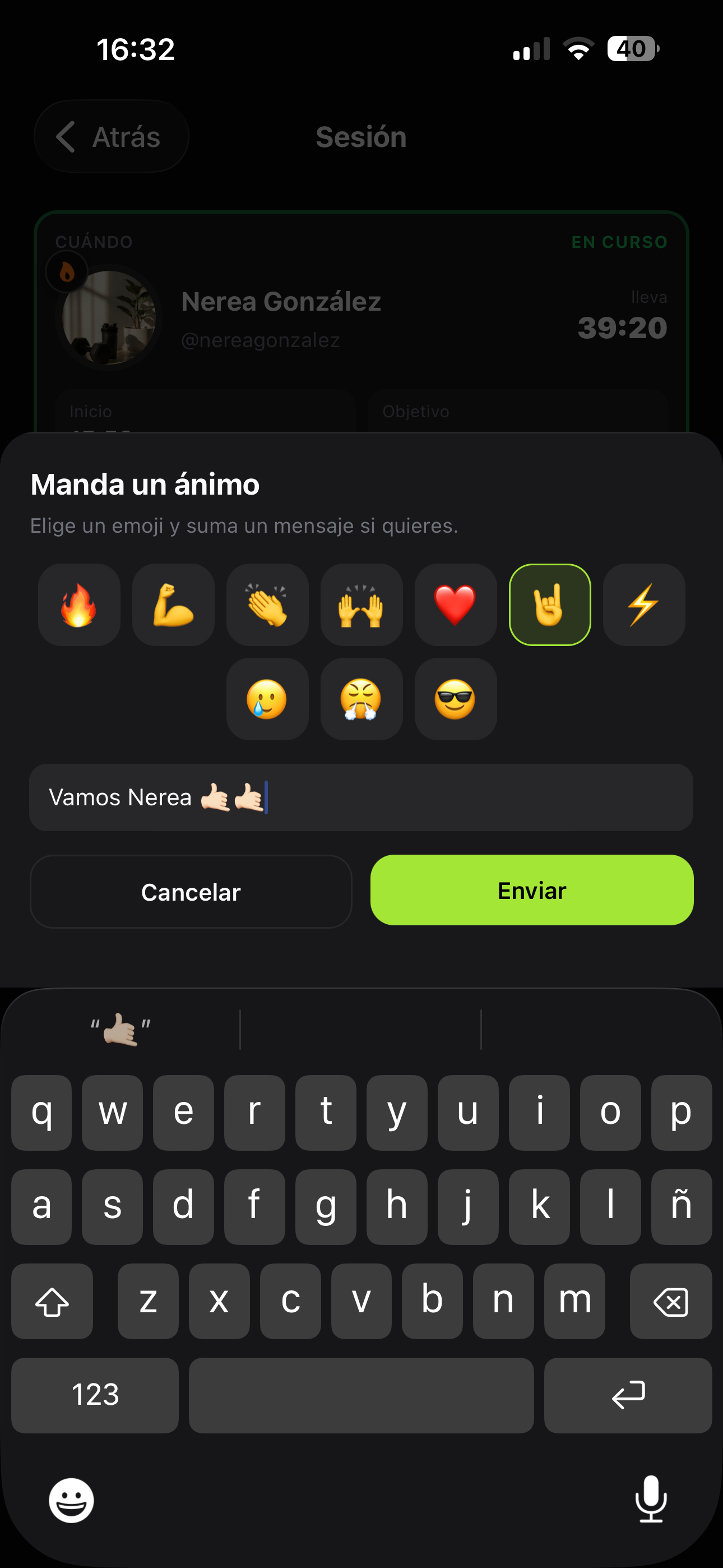 Reacción — El único texto que se escribe