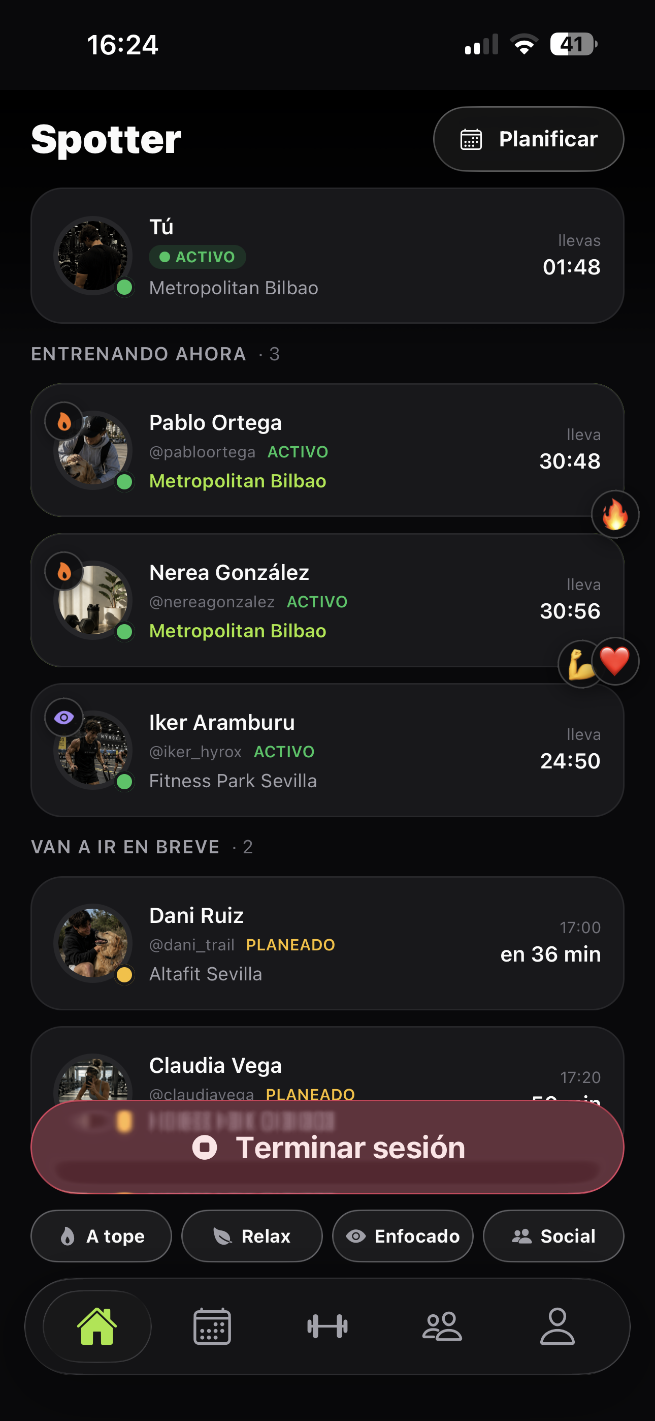 En directo — Alguien acaba de empezar