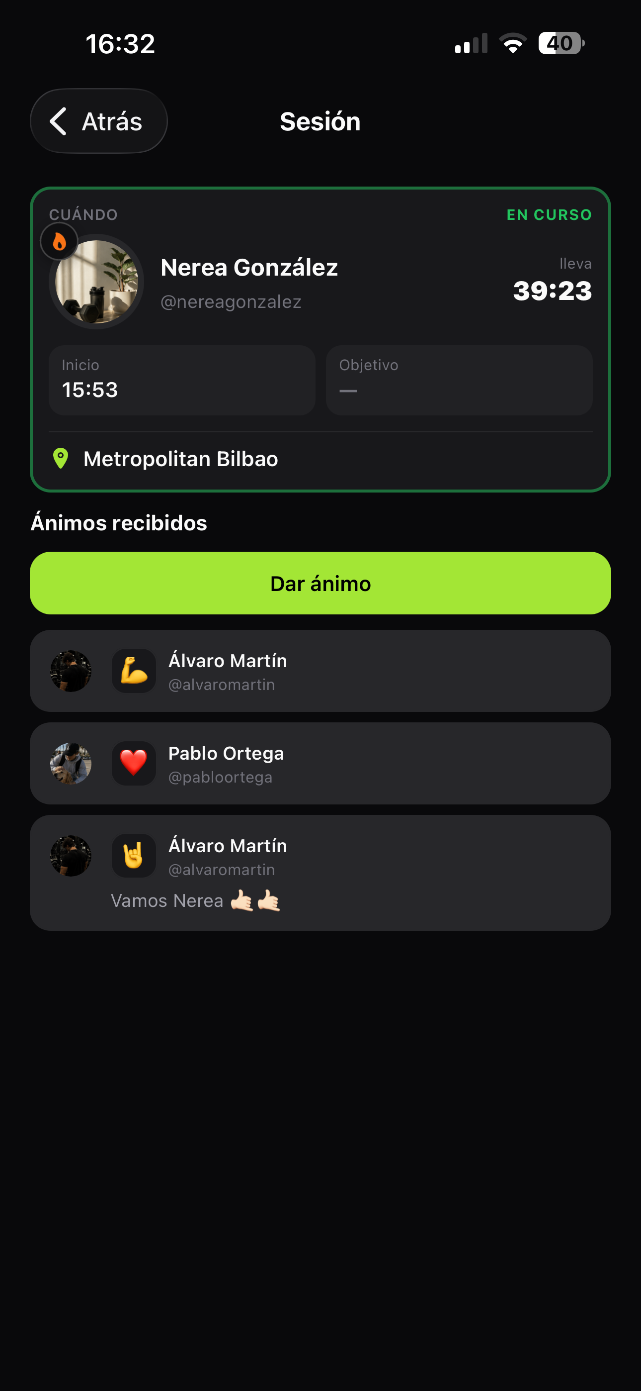 Reacciones — Emoji y un mensaje corto